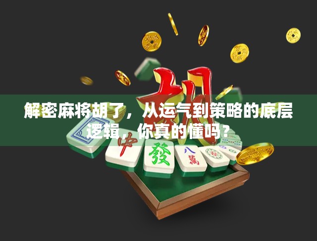 解密麻将胡了，从运气到策略的底层逻辑，你真的懂吗？