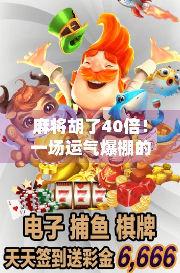 麻将胡了40倍！一场运气爆棚的局，让我看透了人性的底色