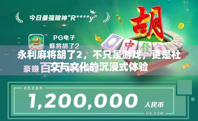 永利麻将胡了2，不只是游戏，更是社交与文化的沉浸式体验