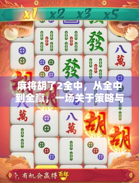 麻将胡了2全中,从全中到全赢,一场关于策略与人性的博弈