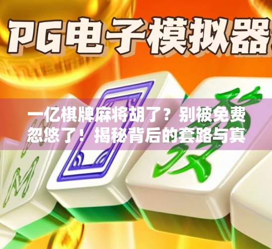 一亿棋牌麻将胡了?别被免费忽悠了!揭秘背后的套路与真相