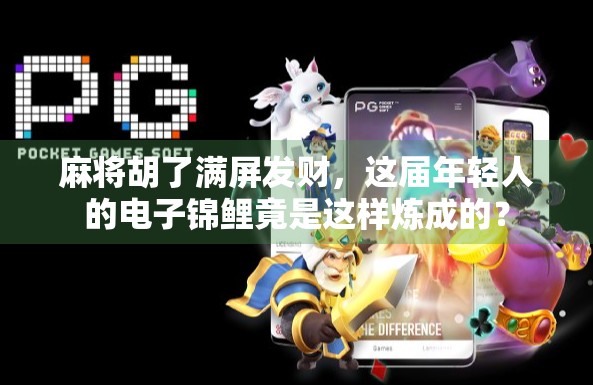 麻将胡了满屏发财，这届年轻人的电子锦鲤竟是这样炼成的？