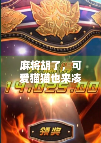 麻将胡了，可爱猫猫也来凑热闹！一场人与猫的欢乐牌局奇遇记