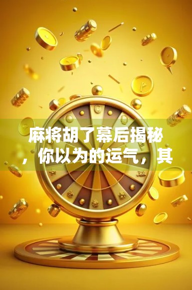 麻将胡了幕后揭秘，你以为的运气，其实是高手的心理战与数据控