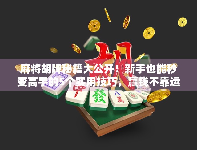 麻将胡牌秘籍大公开！新手也能秒变高手的5个实用技巧，赢钱不靠运气！