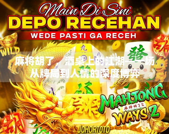 麻将胡了，酒桌上的江湖—一场从牌局到人情的深度博弈