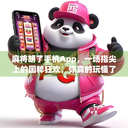麻将胡了手机App,一场指尖上的国粹狂欢,你真的玩懂了吗?