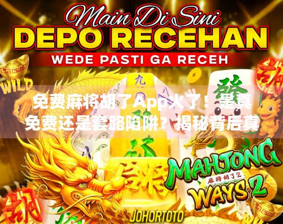 免费麻将胡了App火了！是真免费还是套路陷阱？揭秘背后真相！