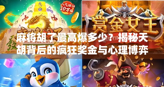 麻将胡了最高爆多少?揭秘天胡背后的疯狂奖金与心理博弈!