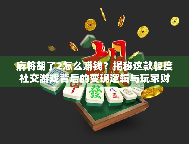 麻将胡了2怎么赚钱？揭秘这款轻度社交游戏背后的变现逻辑与玩家财富密码