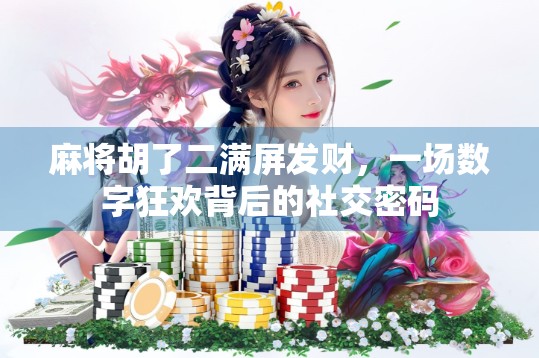 麻将胡了二满屏发财，一场数字狂欢背后的社交密码