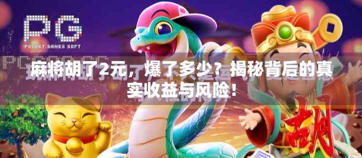 麻将胡了2元，爆了多少？揭秘背后的真实收益与风险！