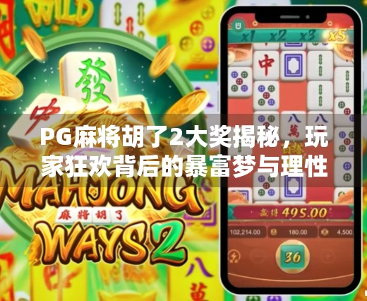 PG麻将胡了2大奖揭秘，玩家狂欢背后的暴富梦与理性思考