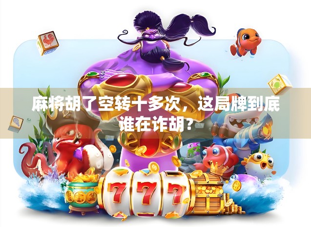 麻将胡了空转十多次,这局牌到底谁在诈胡?