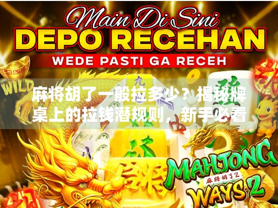 麻将胡了一般拉多少？揭秘牌桌上的拉钱潜规则，新手必看！