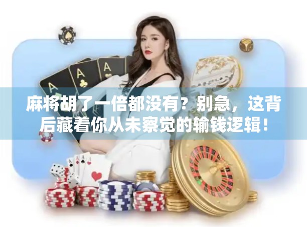 麻将胡了一倍都没有？别急，这背后藏着你从未察觉的输钱逻辑！