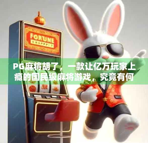 PG麻将胡了，一款让亿万玩家上瘾的国民级麻将游戏，究竟有何魔力？