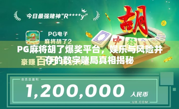 PG麻将胡了爆奖平台，娱乐与风险并存的数字赌局真相揭秘