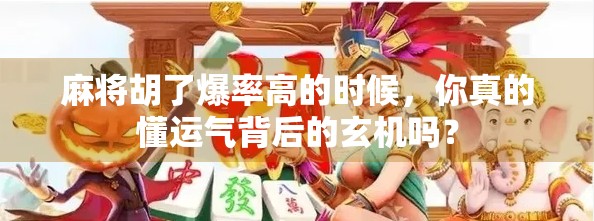 麻将胡了爆率高的时候，你真的懂运气背后的玄机吗？